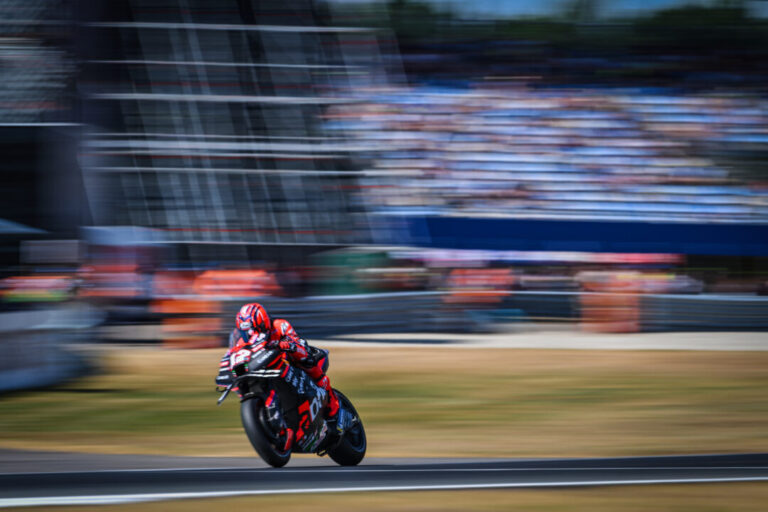 Maverick Vinales at the Dutch Grand Prix // Photo by Lukasz Swiderek