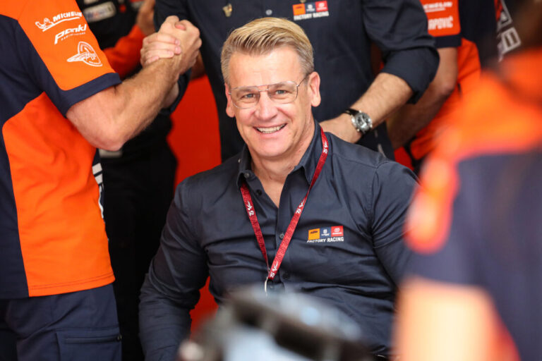 KTM Motorsports Director Pit Beirer // Gold & Goose; Red Bull Content Pool 