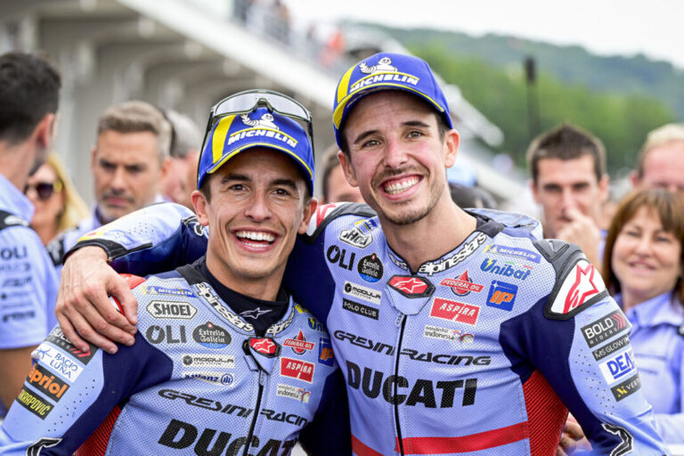 The Marquez brothers were the first brothers to take a double podium since 1997 // Photo by Gold & Goose from the Red Bull Content Pool 