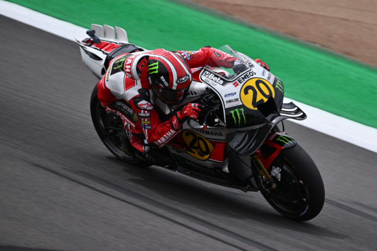 Although looking good, the M1 disappointed Fabio Quartararo at the British Grand Prix // Lukasz Swiderek
