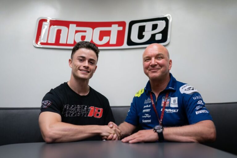 Manu Gonzalez and Intact GP will join forces in Moto2 for 2025