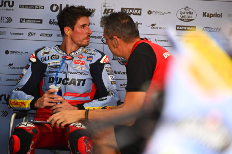 Alex Marquez called his sighting lap crash in Buriram a "stupid mistake" // Photo by  Lukasz Swiderek