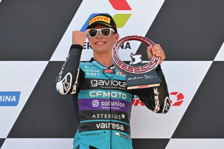 David Alonso takes his ninth win of the season at Mandalika // Photo by Lukasz Swiderek