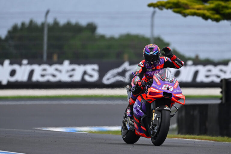 It's Jorge Martin's third consecutive pole position at Phillip Island // Photo by Lukasz Swiderek