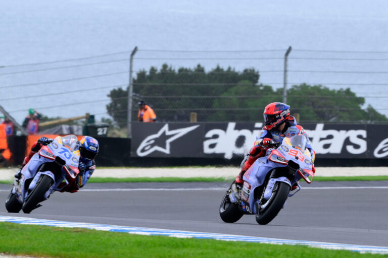 Marc Marquez led a Marquez-Gresini 1-2 at Phillip Island // Photo by Gold & Goose taken from the Red Bull Content Pool