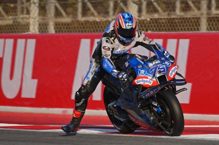 Ai Ogura got his first taste of MotoGP at the post-season test in Barcelona // Photo by Michelin Motorsport