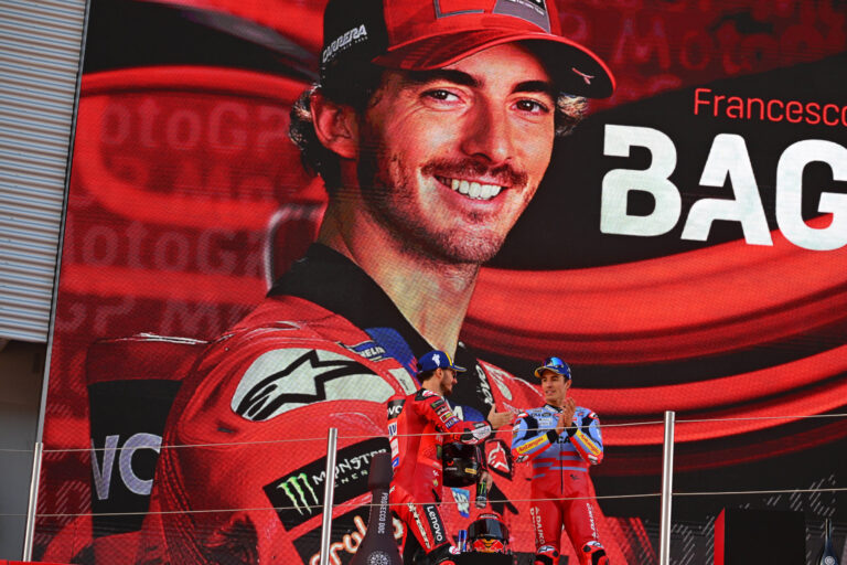 Pecco Bagnaia thinks there shouldn't be a clear number one in next year's team-up with Marc Marquez // Photo by Lukasz Swiderek