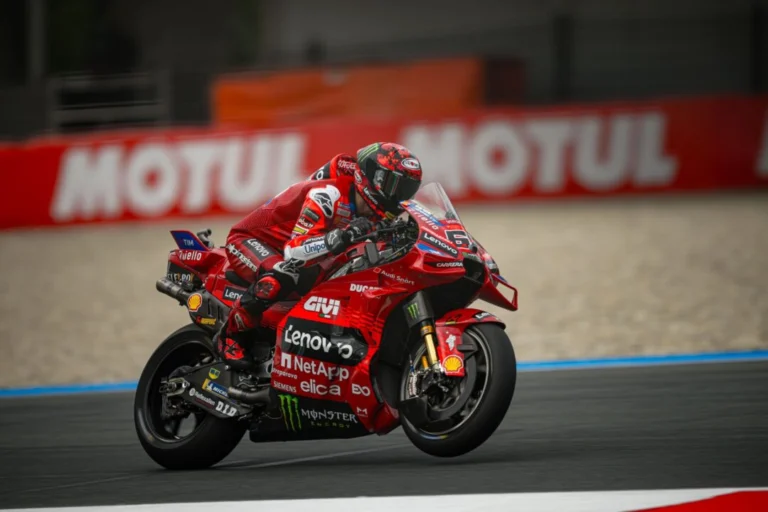 Bagnaia Snatches First Pole of the Year as Marquez Crashes Chasing It