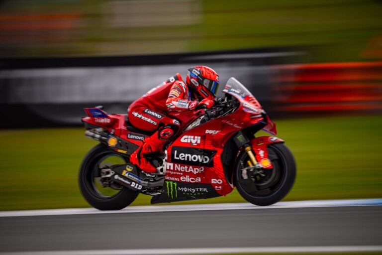 Marquez Masters Rain Chaos for Pole as Bagnaia Crumbles in Wet Qualifying