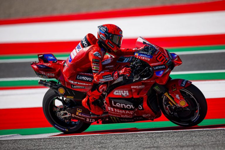 Marquez Makes It Six Straight as Bagnaia’s Saturday Ends in Disaster