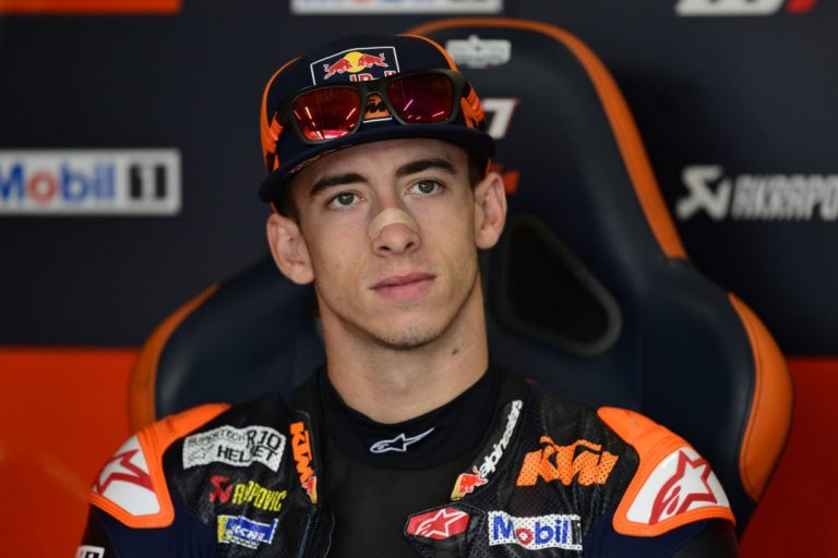 A late crash ended Pedro Acosta's Friday at the hungarian GP early // Photo: Gold & Goose via Red Bull Content Pool