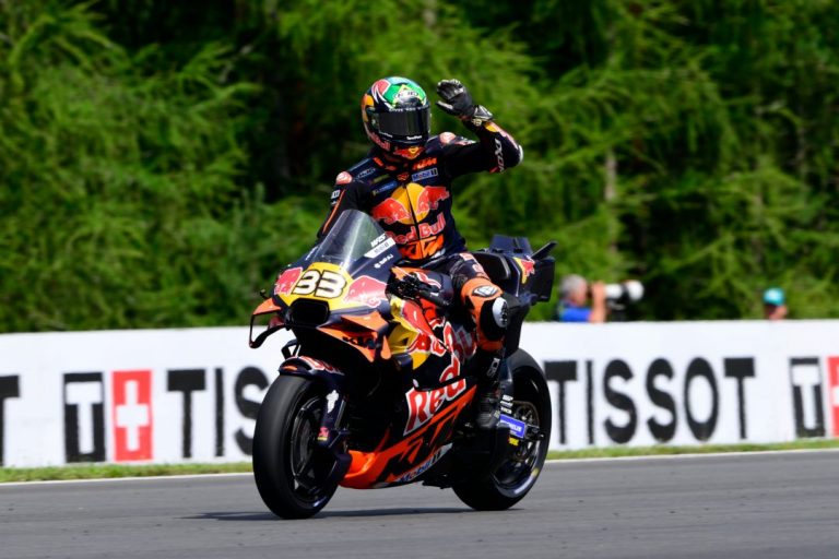 Brad Binder topped the timesheets to lead a KTM 1-2 in Friday practice