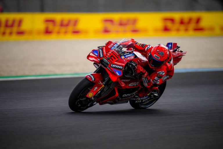 Marc Marquez set the fastest time of Misano Friday practice with a 1m30.480.