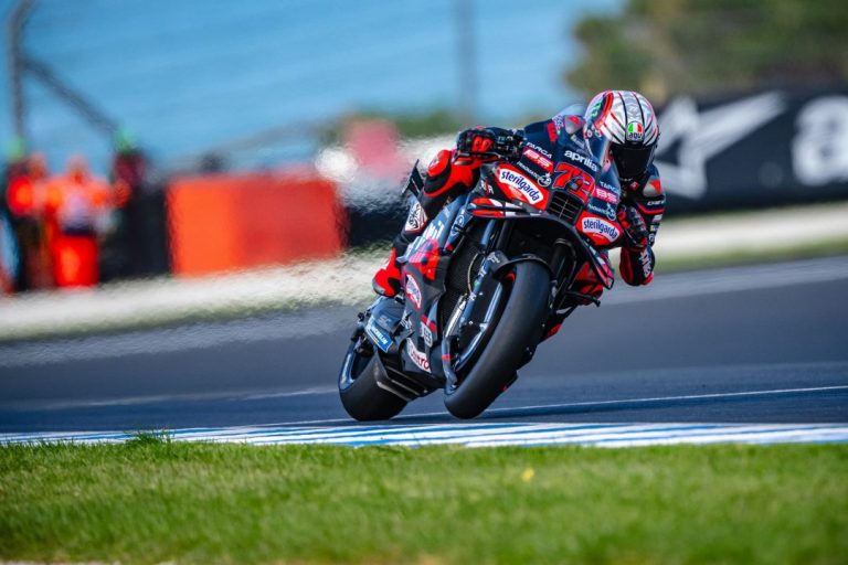 Bezzecchi Leads Non-Ducati Front Row as Pole Favorite Crashes