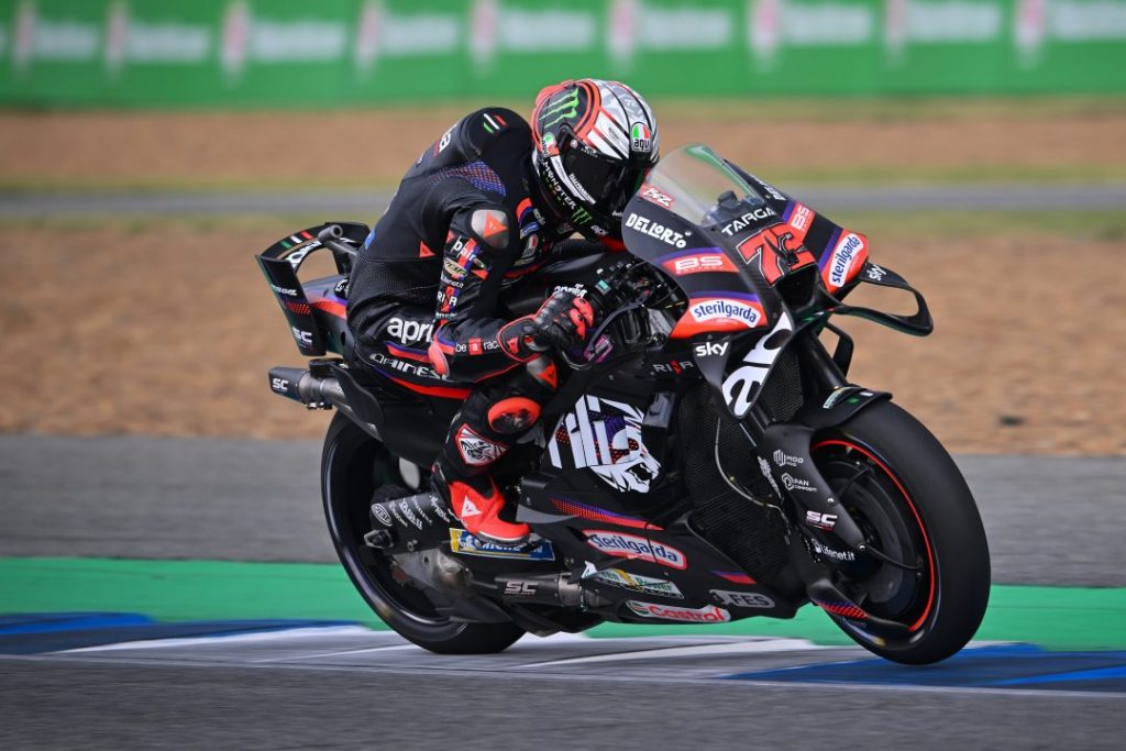 Aprilia Party! Bezzecchi Storms to Buriram Pole from the Gravel Trap